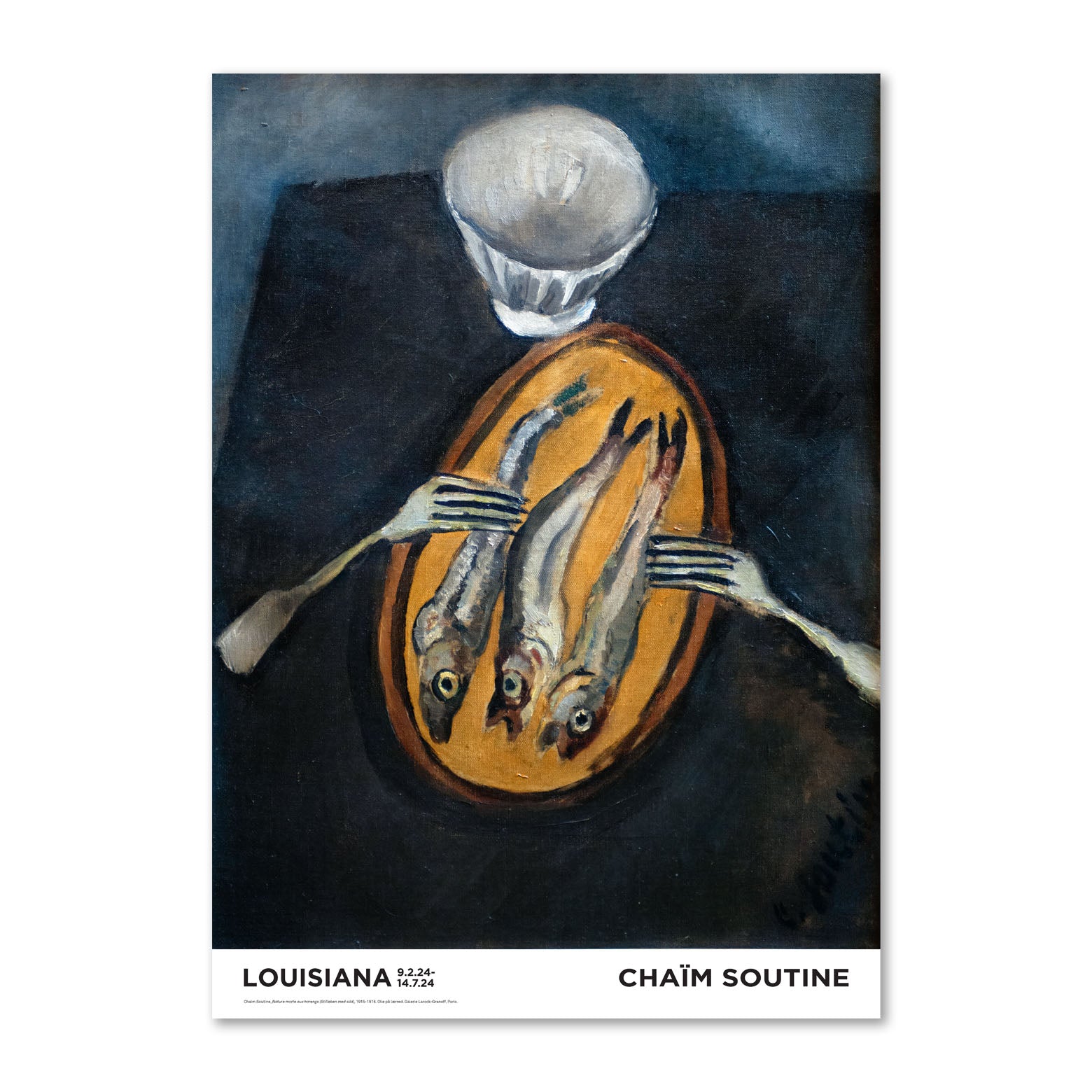 Chaïm Soutine – Nature morte aux herengs (Still life with herring) (1915-1916)