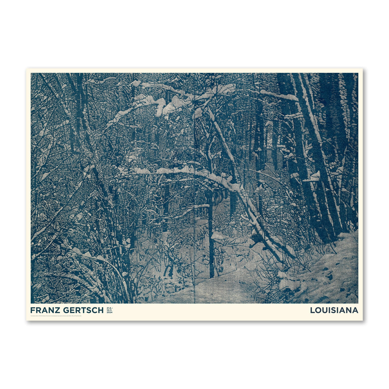 Franz Gertsch – Winter (2015-2016) Louisiana Plakat