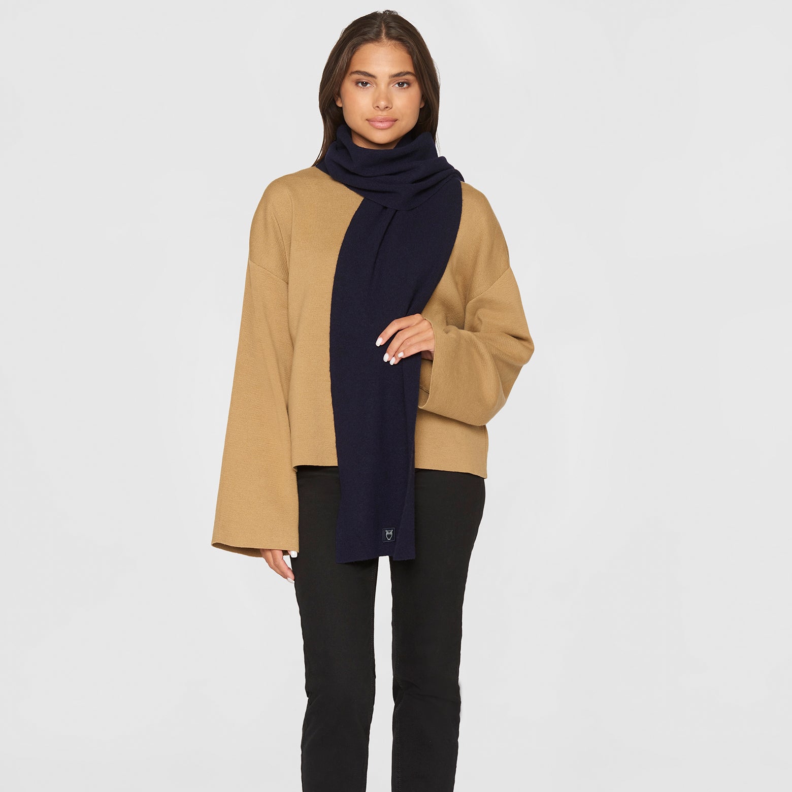 Woolen scarf – blue
