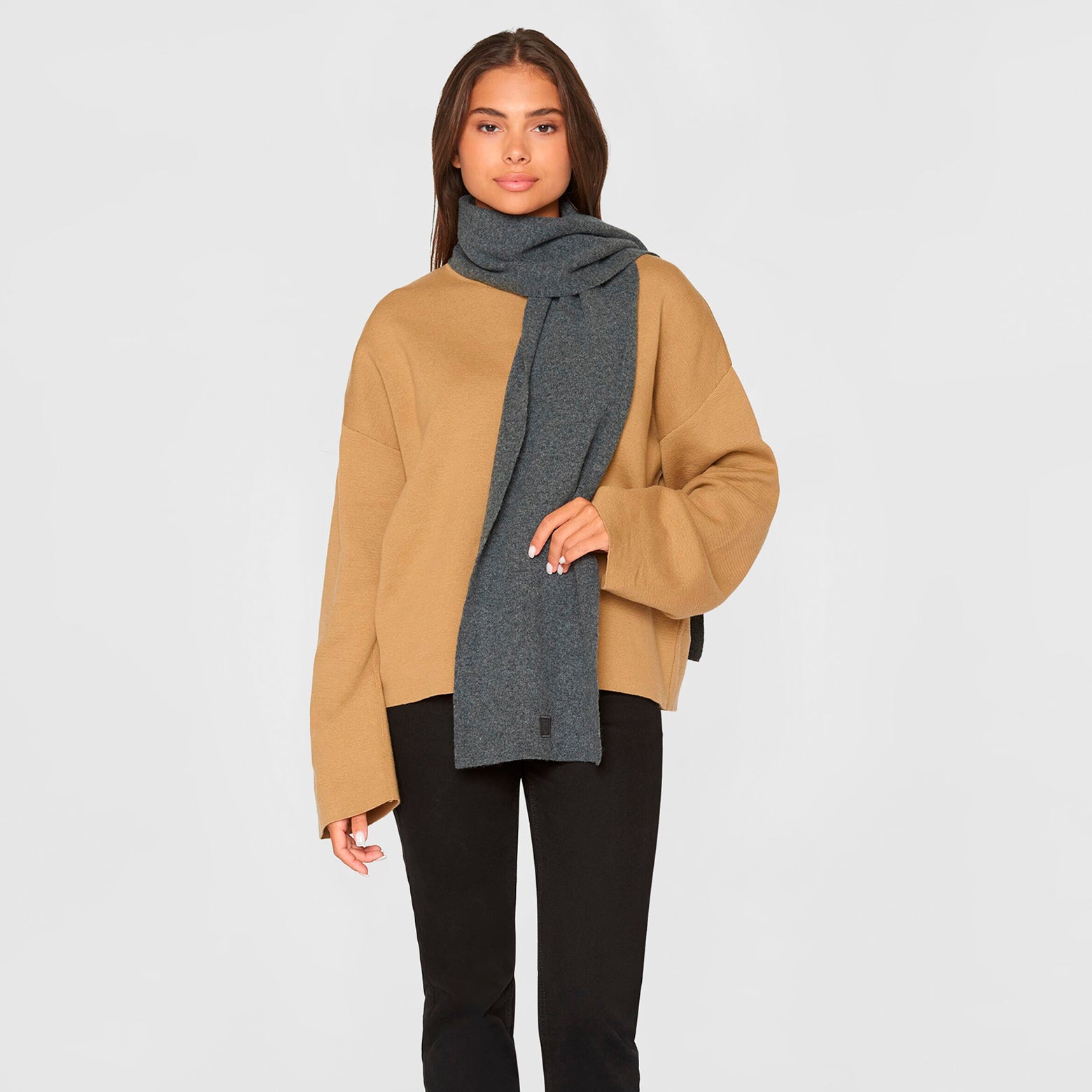 Woolen scarf – blue
