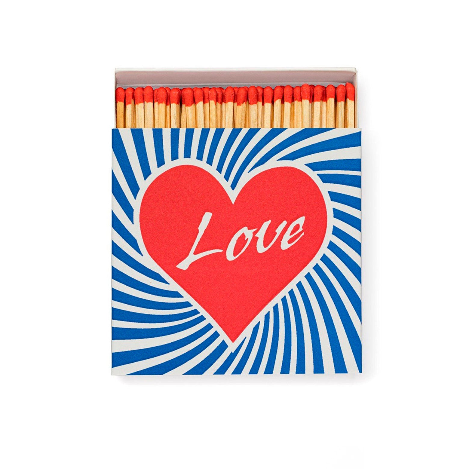 Tændstikæske med Love dekoration