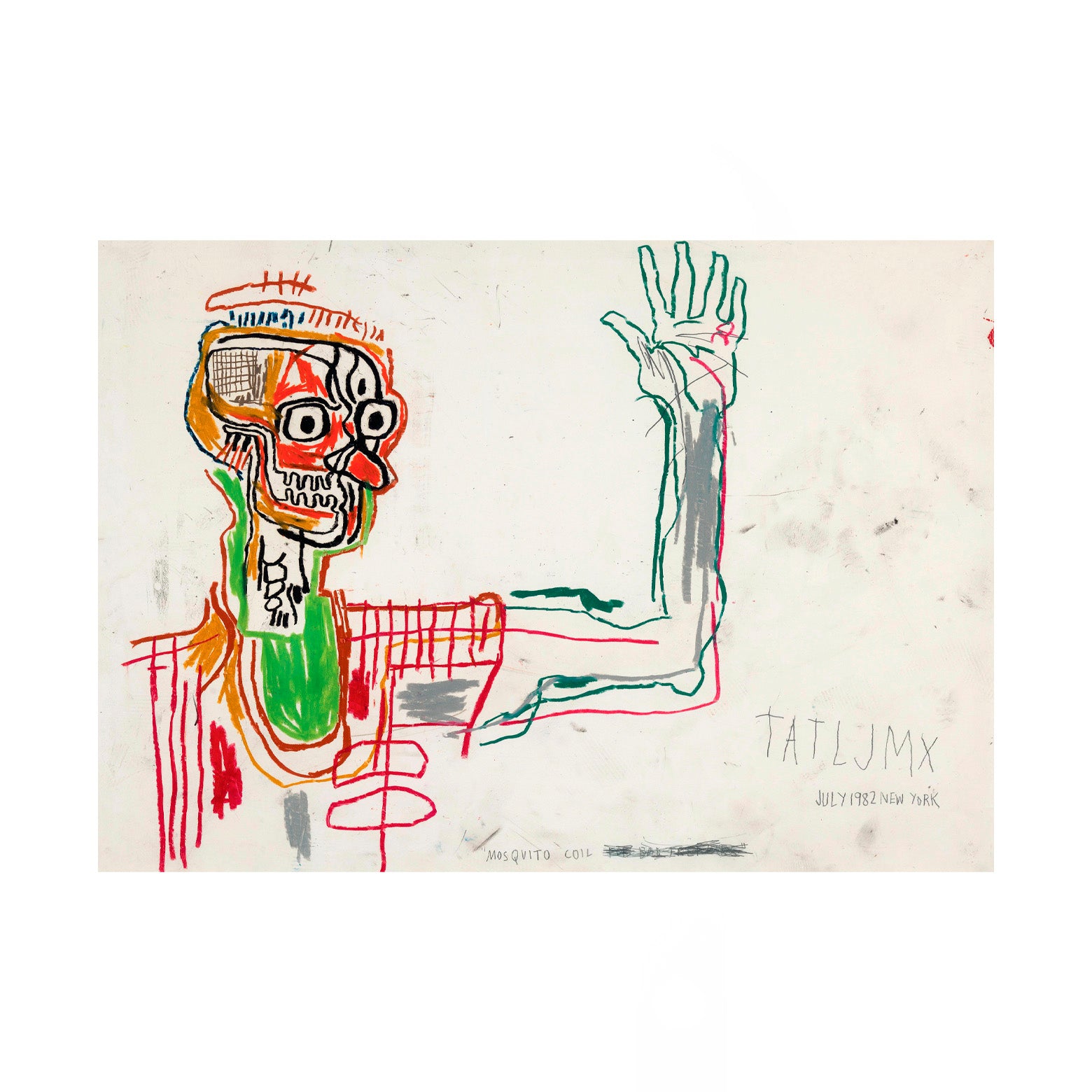 Jean-Michel Basquiat – Mosquito Coil 1982
