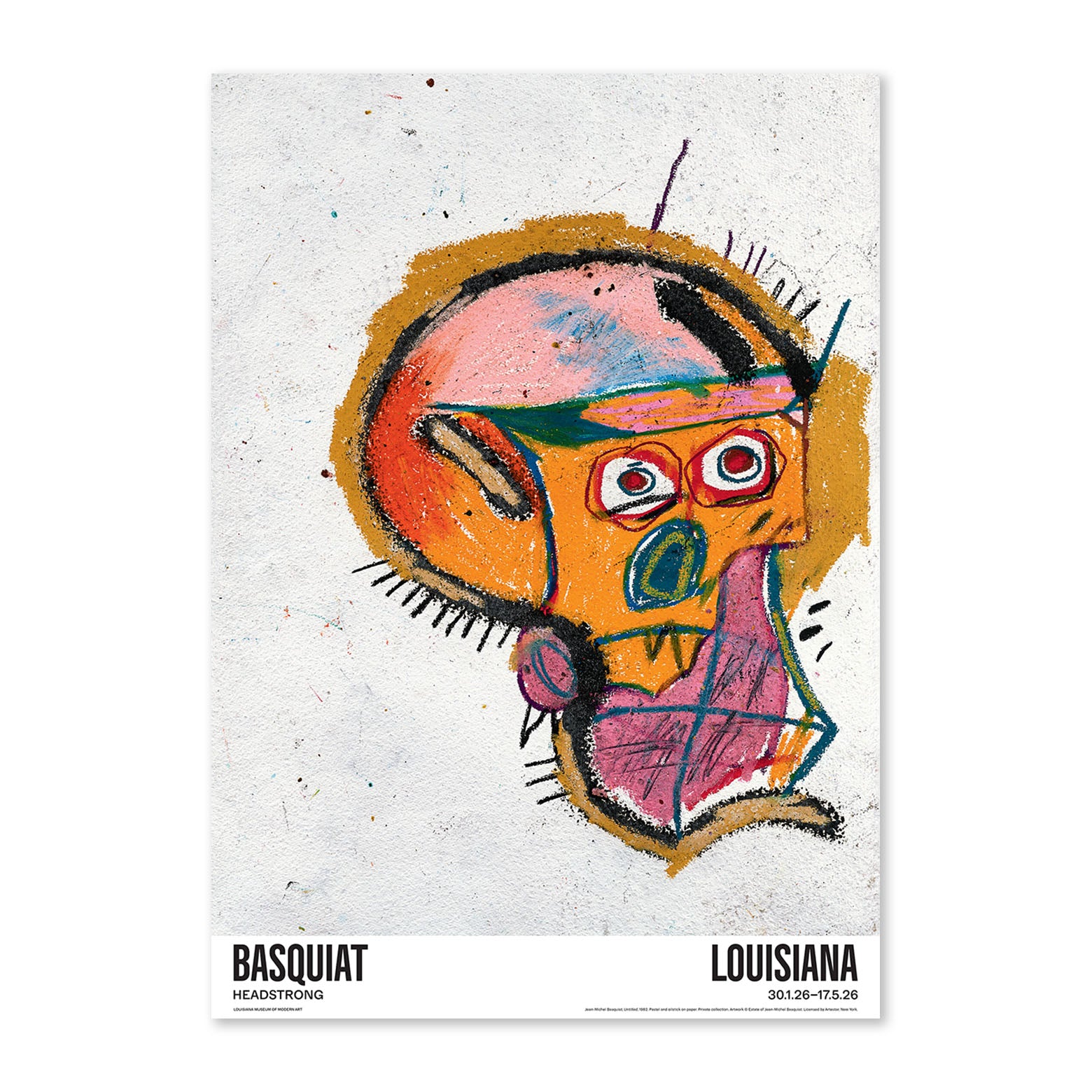 Jean-Michel Basquiat – Untitled 1982 – Louisiana Poster