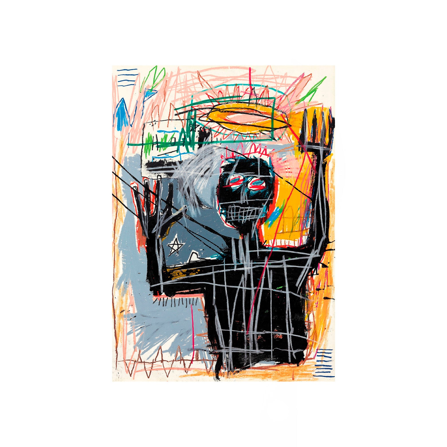 Jean-Michel Basquiat – Furious Man 1982