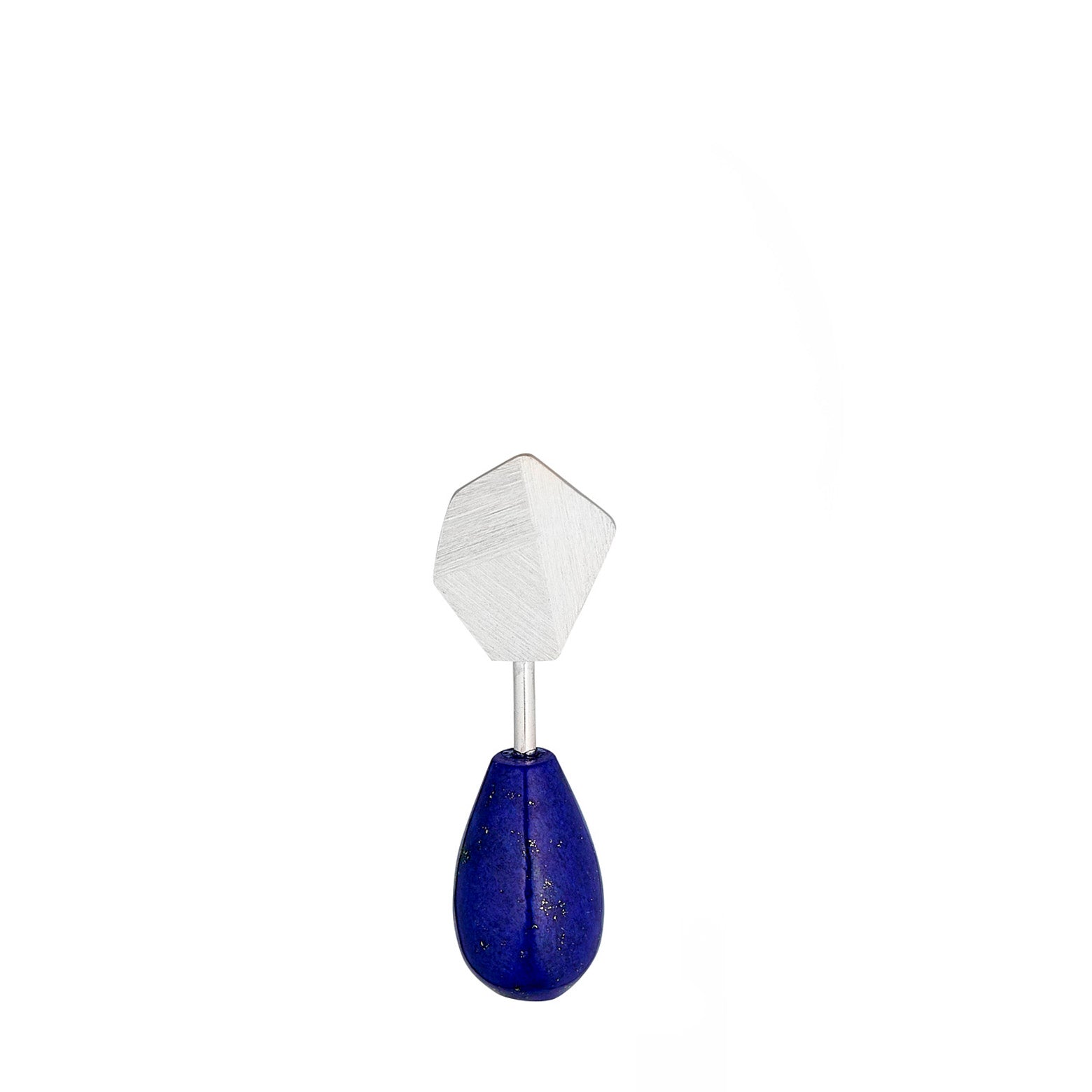 Earring with stone sterling silver – Flake