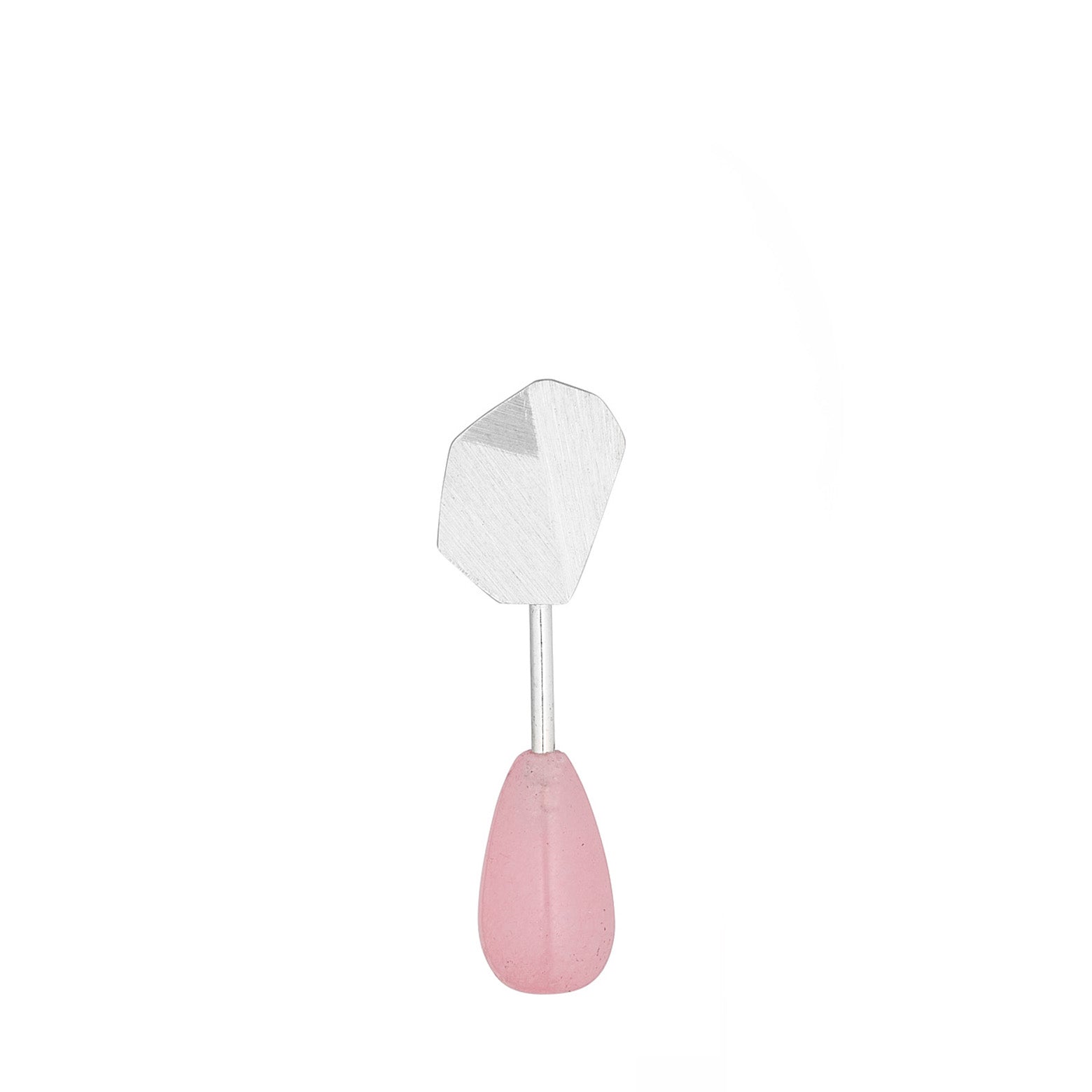 Earring with stone sterling silver – Flake