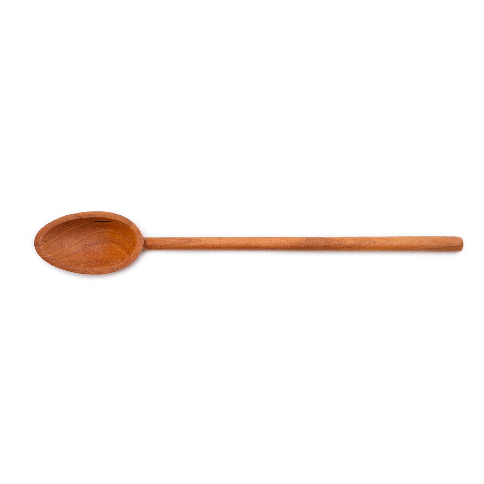 Pot spoon - teak 35 cm