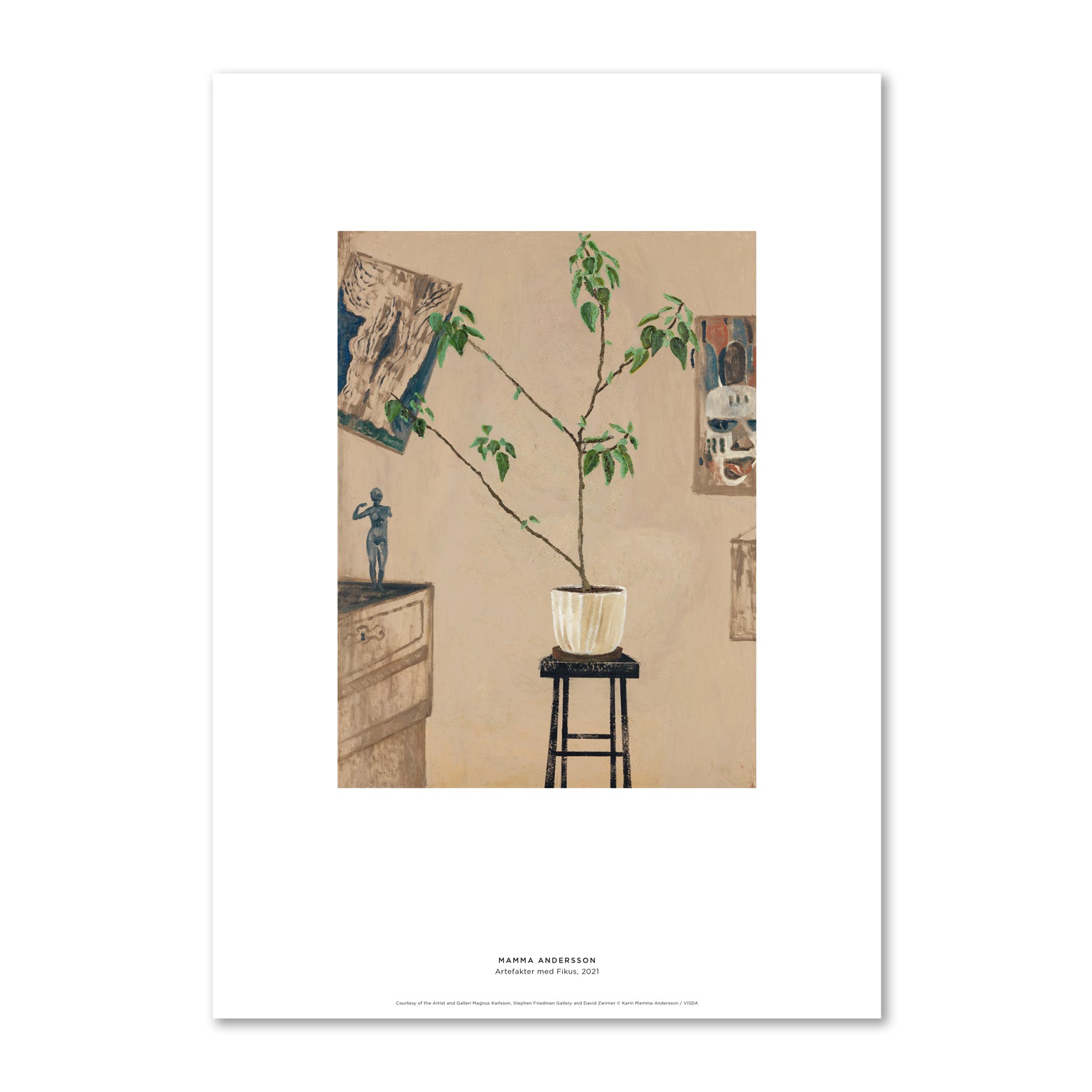 Mamma Andersson – Artifacts with Ficus (2021)