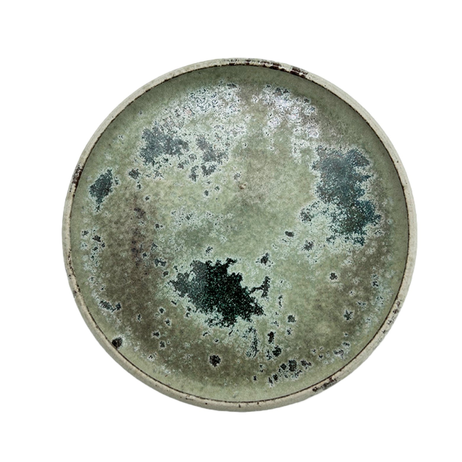 Dish with low rim Ø25 cm – Green/Blue