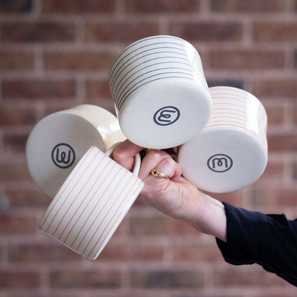 Striped mug – more colours
