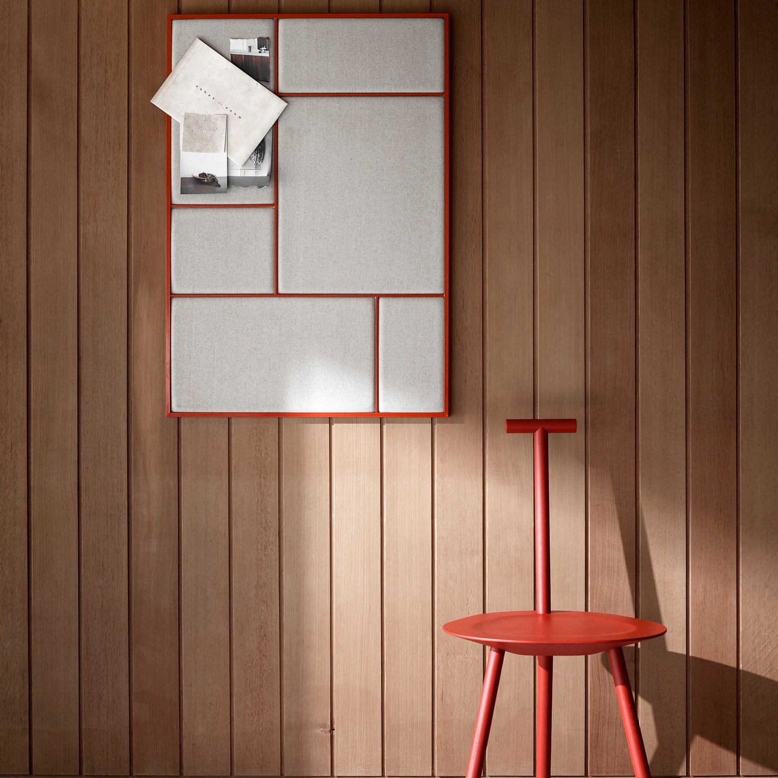 Notice board Nouveau Pin - medium - natural