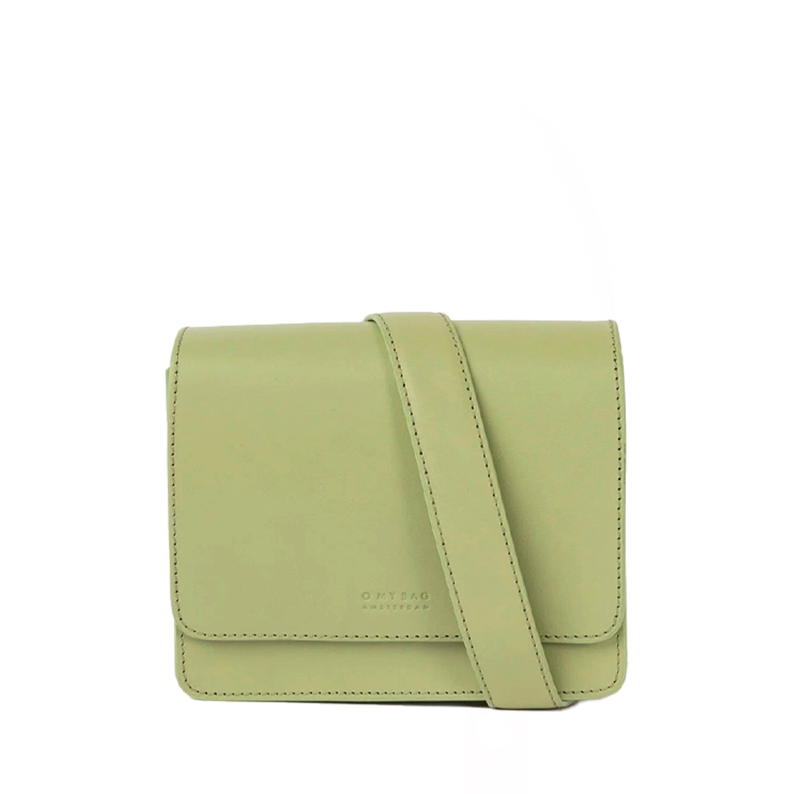 Taske – Audrey Mini Tea Green Classic Leather