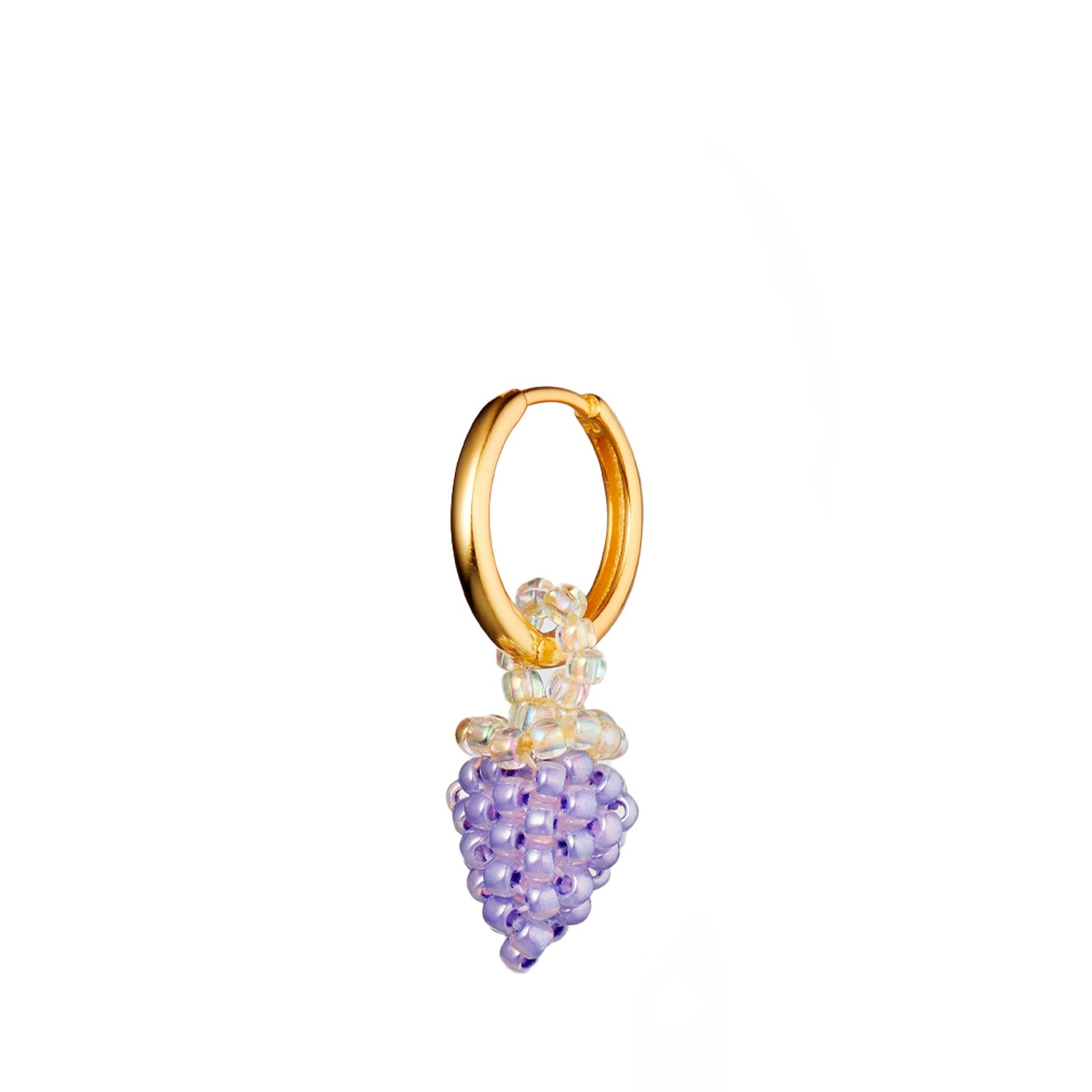 Earring – Beaded Mini Earring Hinge Hoop