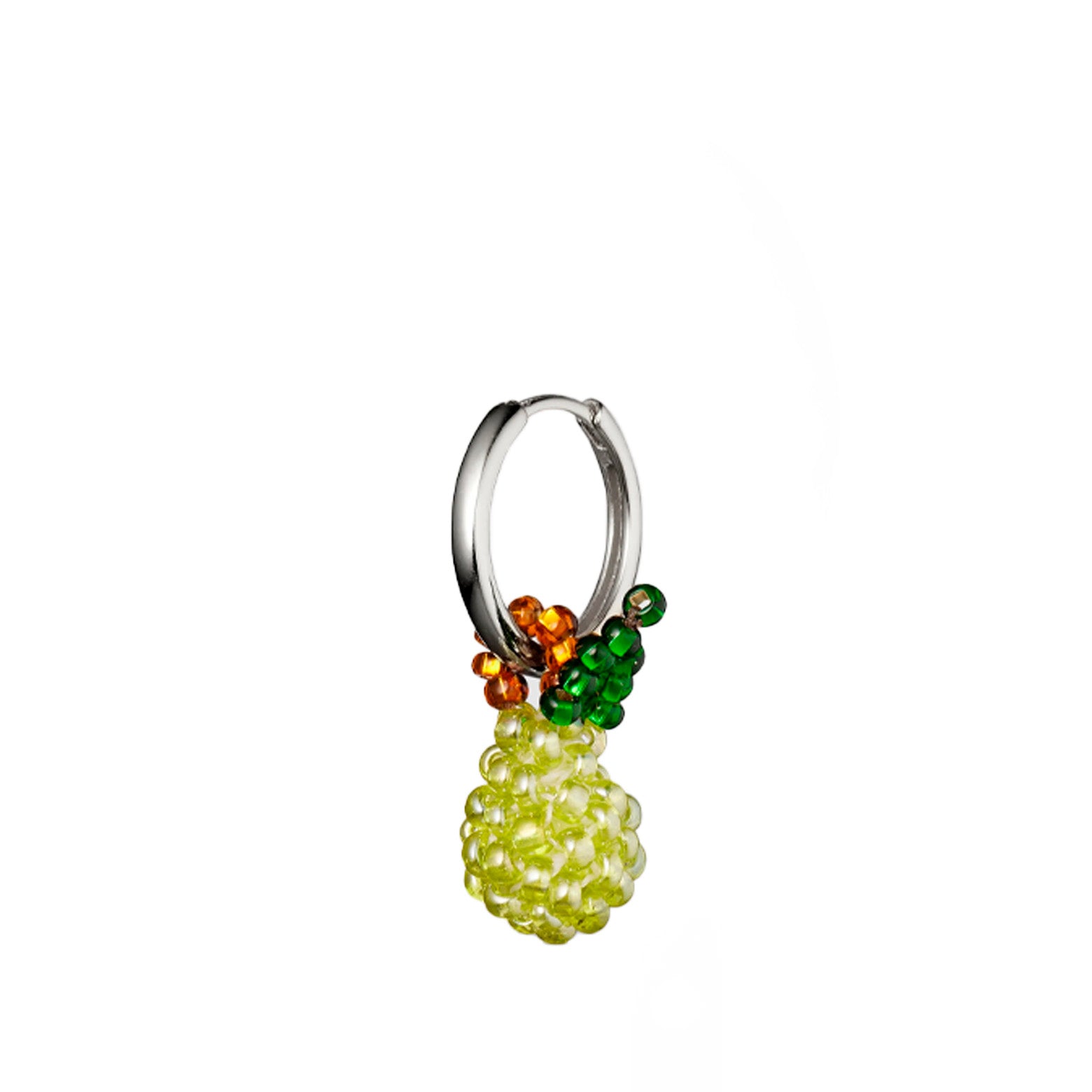 Earring – Beaded Mini Earring Hinge Hoop