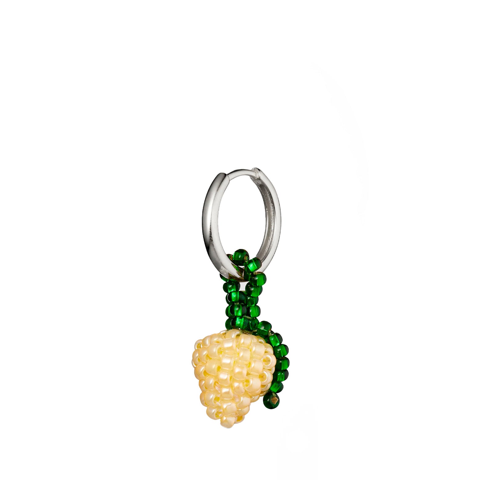 Earring – Beaded Mini Earring Hinge Hoop