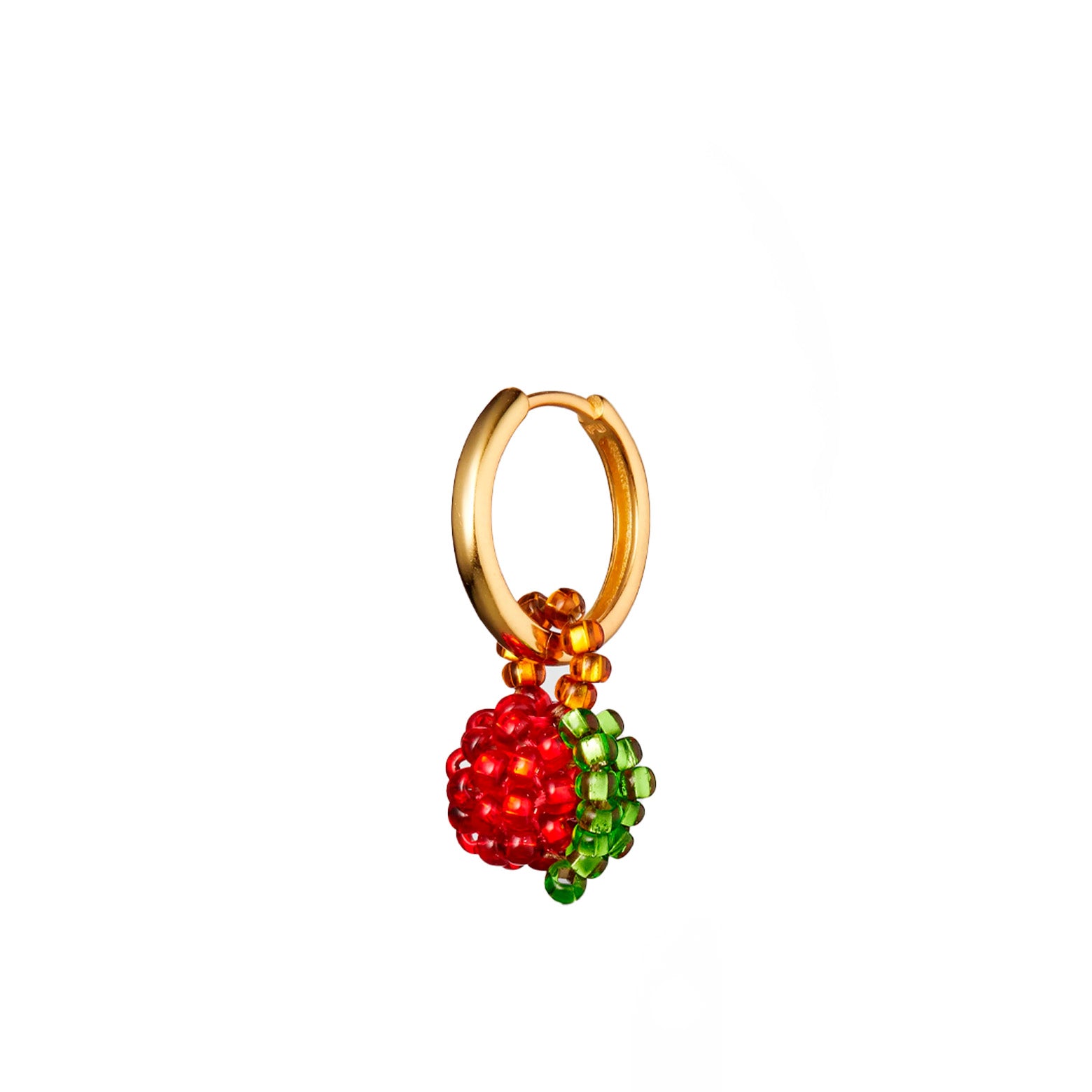 Earring – Beaded Mini Earring Hinge Hoop