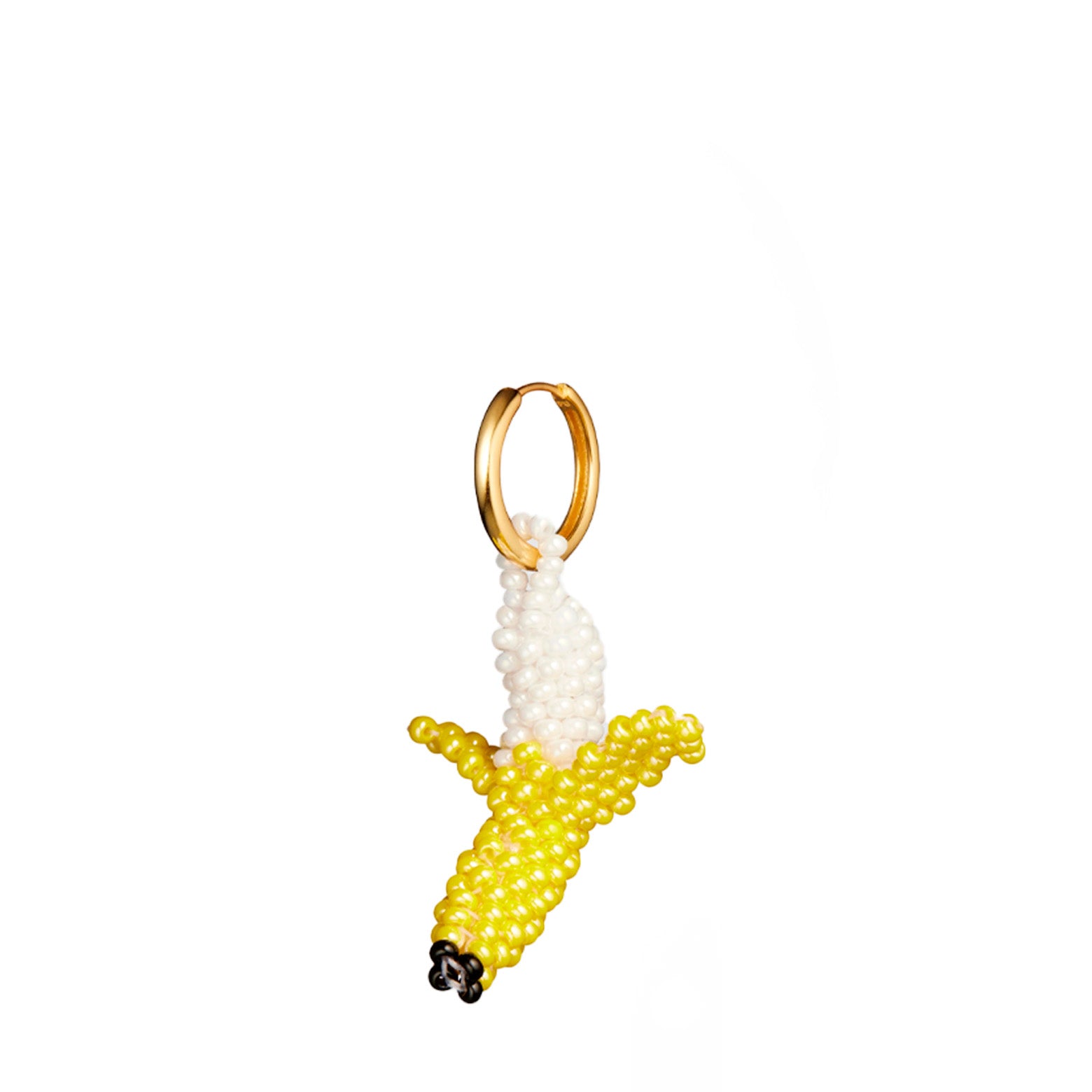 Earring – Beaded Mini Earring Hinge Hoop