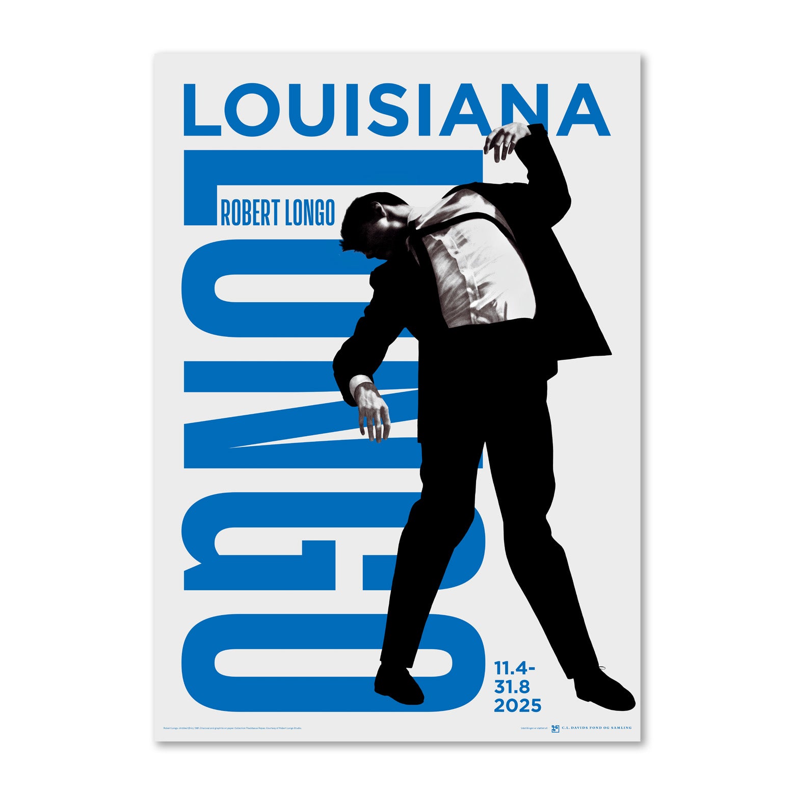 Robert Longo Untitled (Eric) 1981 Louisiana Plakat