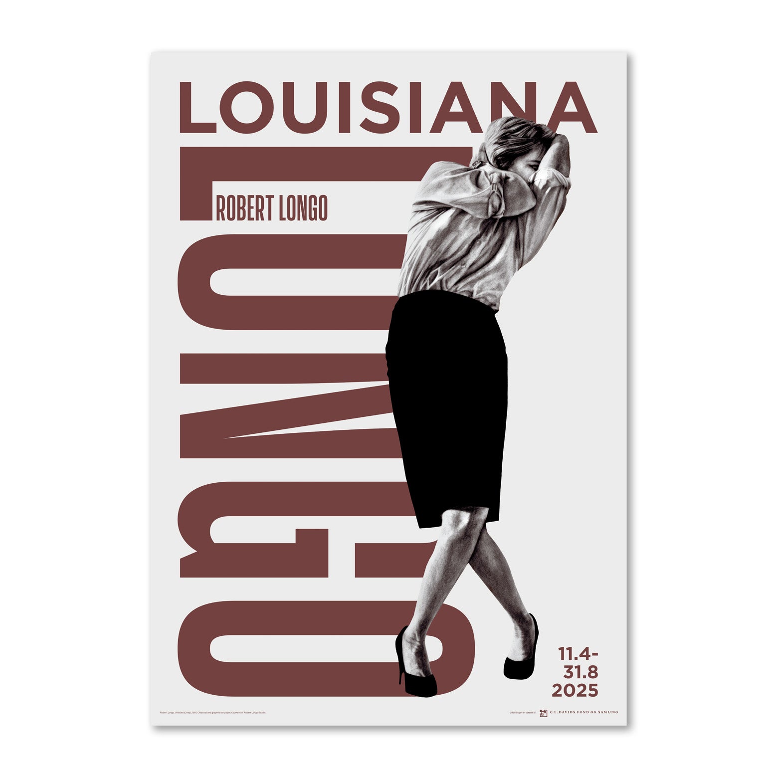 Robert Longo Untitled (Cindy) 1981 Louisiana Plakat