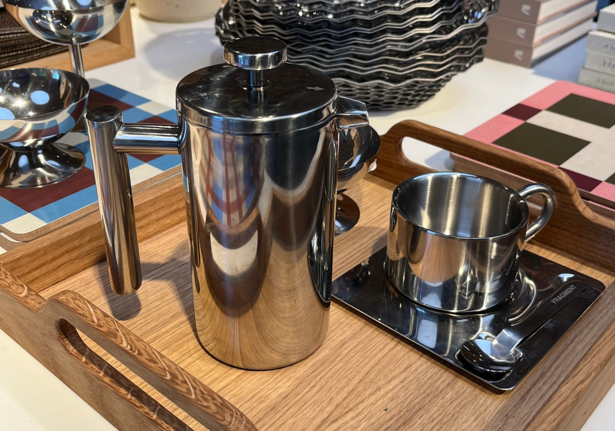 Stempelkande The french press fra fragmnt i rustfri stål