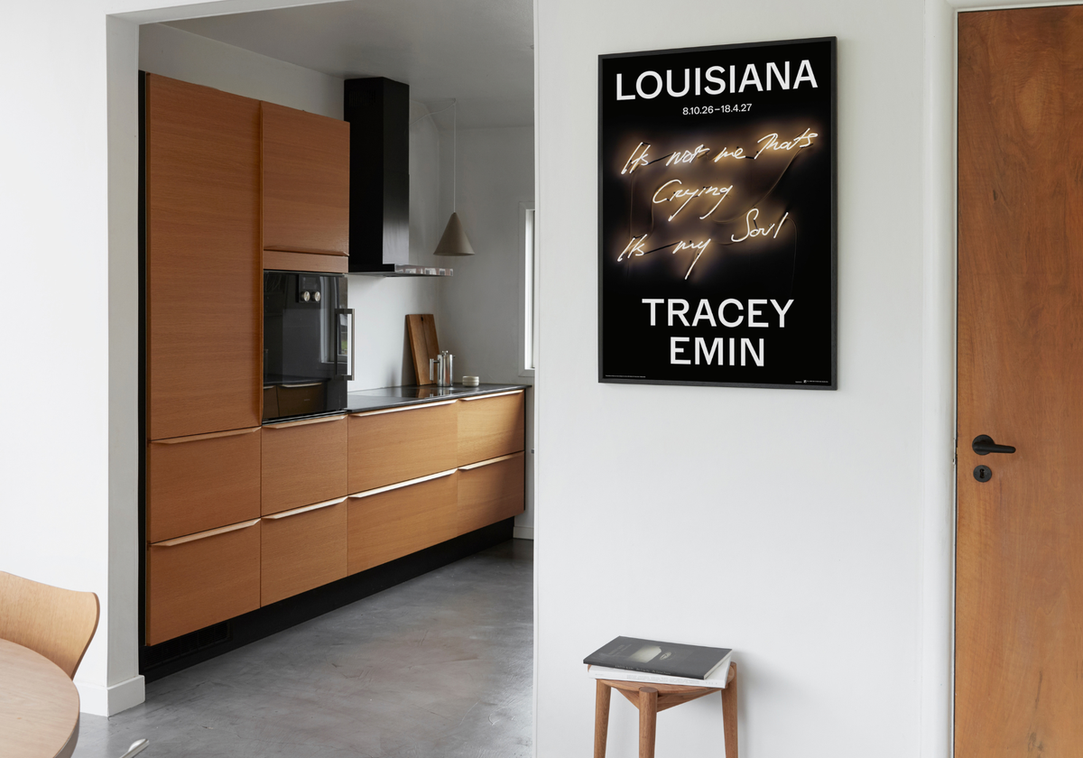 Tracey Emin – It’s Not me That’s Crying it’s my Soul plakat i ramme udgivet i forbindelse med udstilling på louisiana museum of modern art oktober 2026