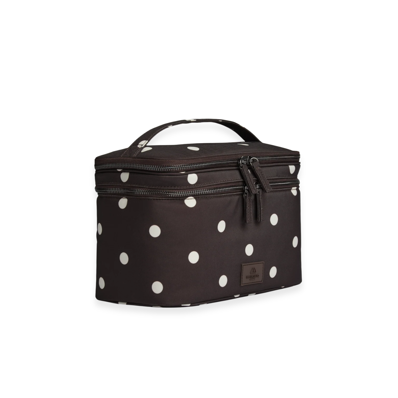 TreasureMBG Toilettaske i Polka Dot Brown fra markberg