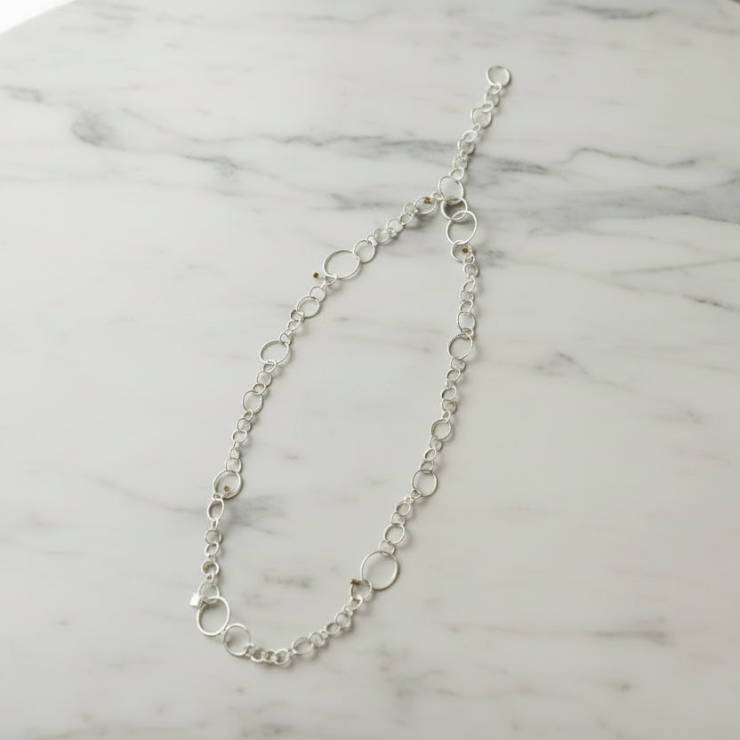 Very Thin necklace small – silver