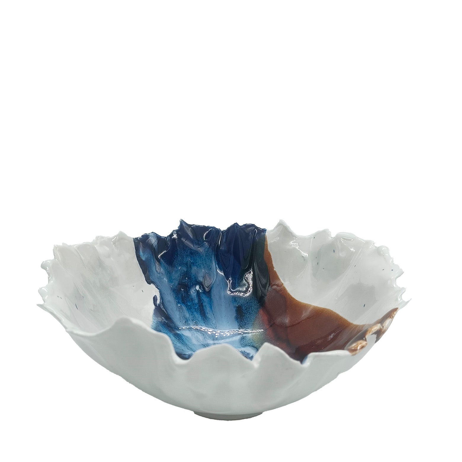 Vibeke Rytter Clayvibe Unika - Glasur Bowl Ø21 blå