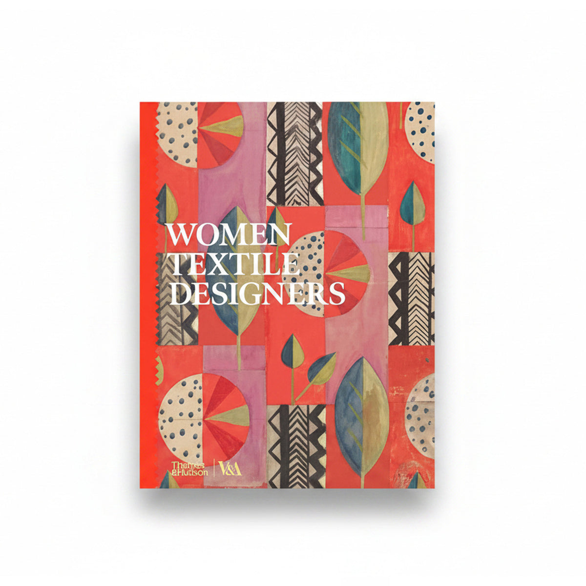 Forside af Women Textile Designers - historien om de kvindelige designere, der har været med til at forme tekstilindustrien gennem det 20. århundrede. Udgivet af Thames & Hudson