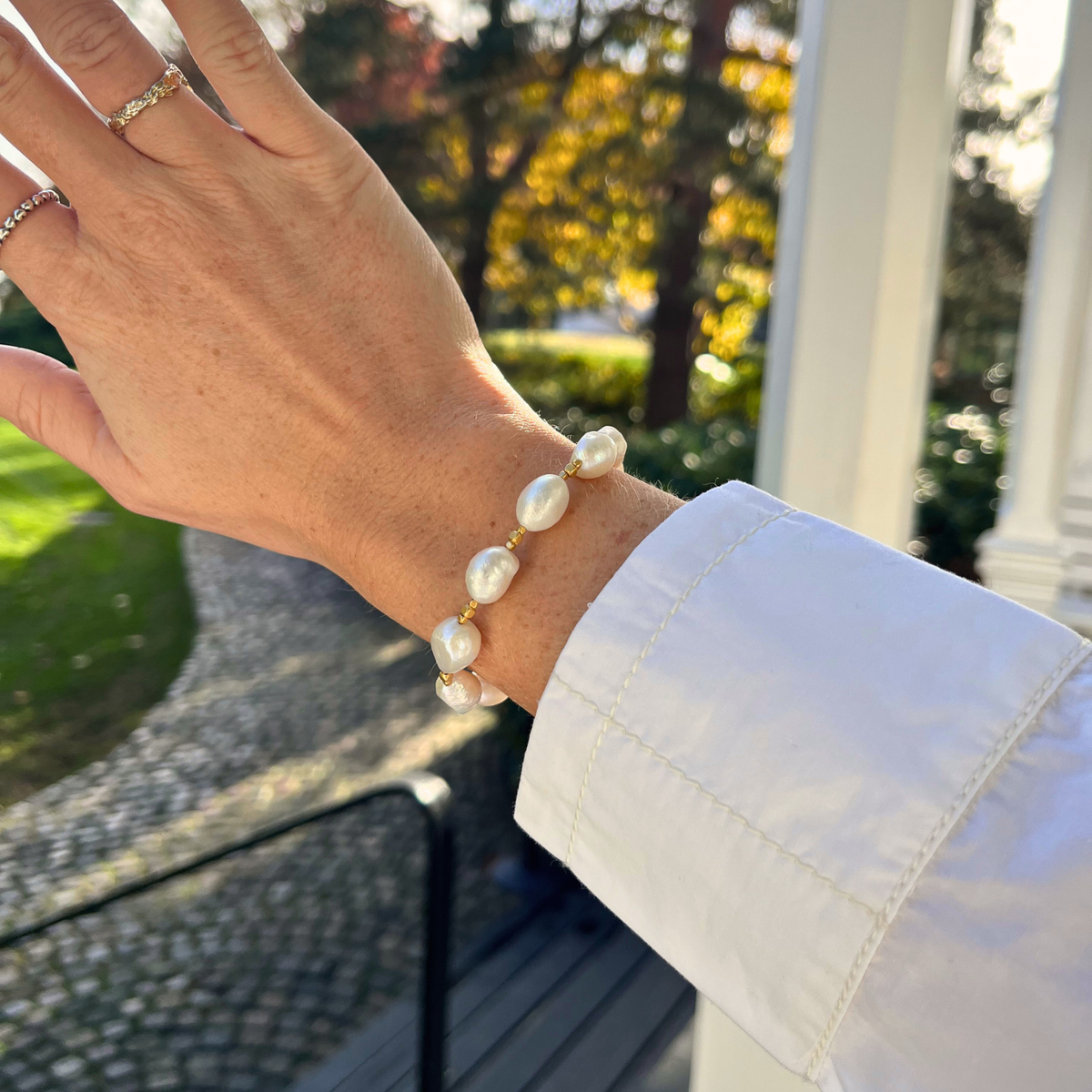 Armbånd fra ube jewels louis med perler