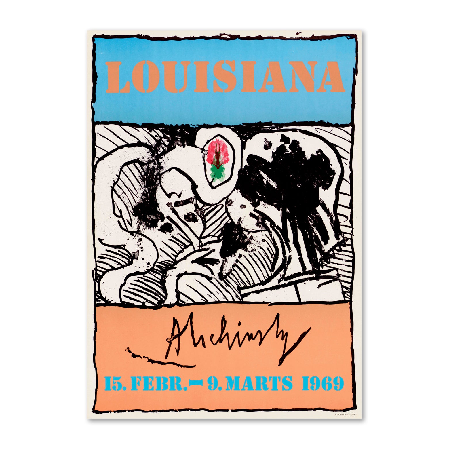 Pierre Alechinsky Louisiana plakat – Louisiana Design Butik