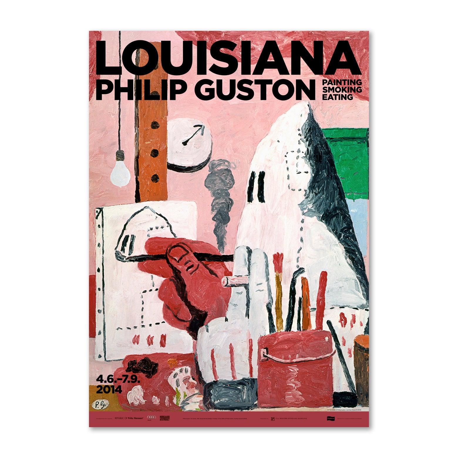 Guston The studio (1969) – Louisiana Plakat – Design Butik