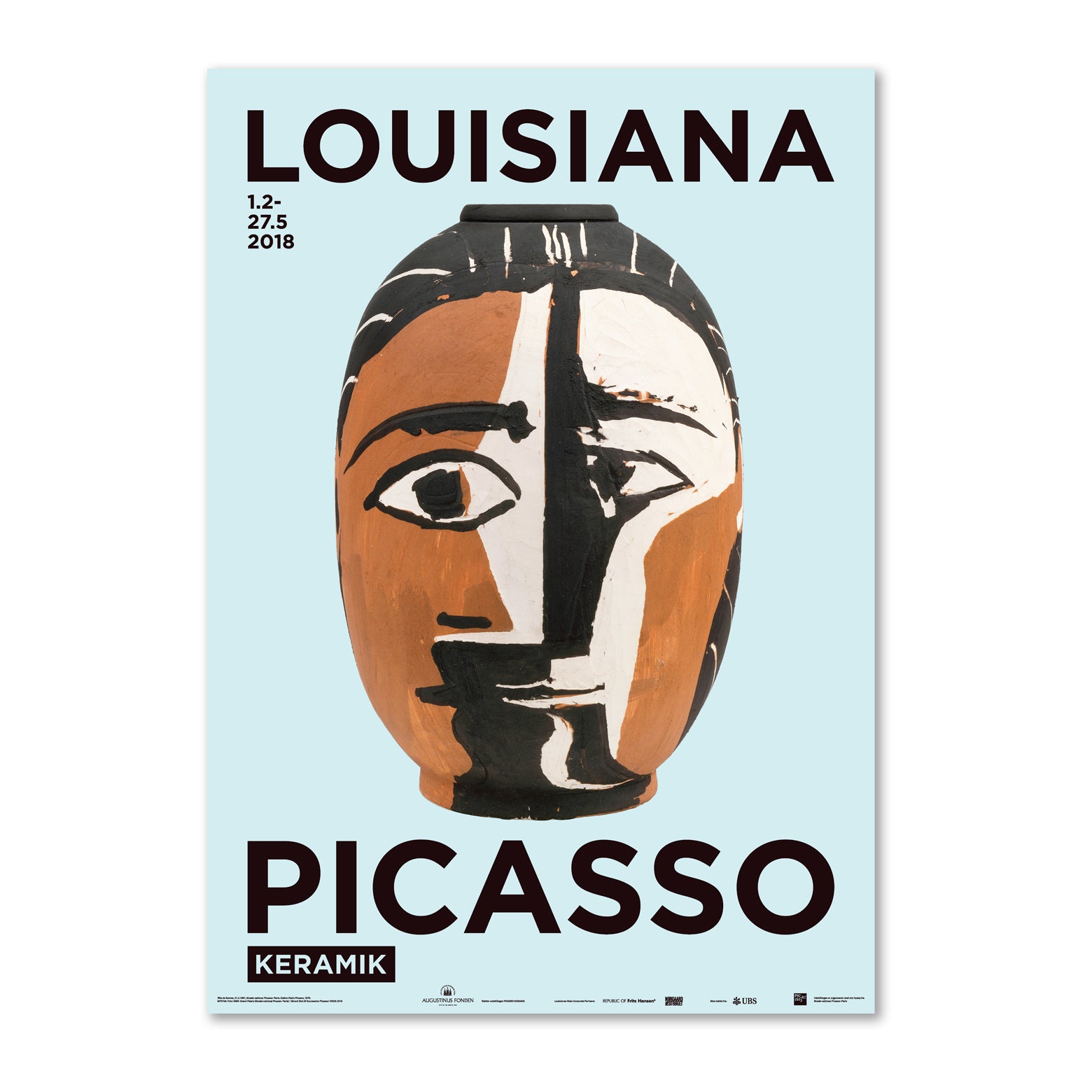 - Tête de femme Louisiana plakat – Louisiana Design Butik