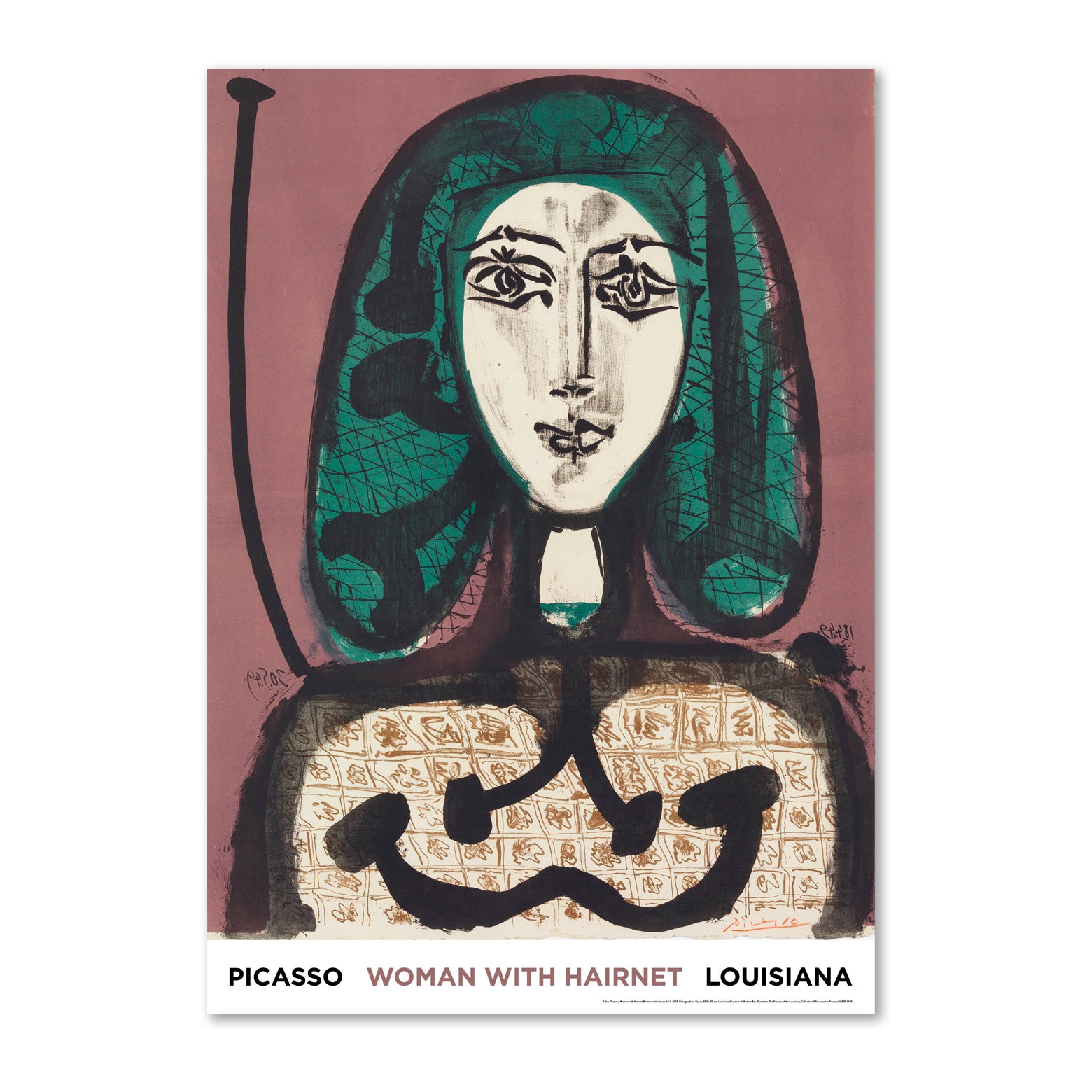 - Woman hairnet - Louisiana Plakat – Design