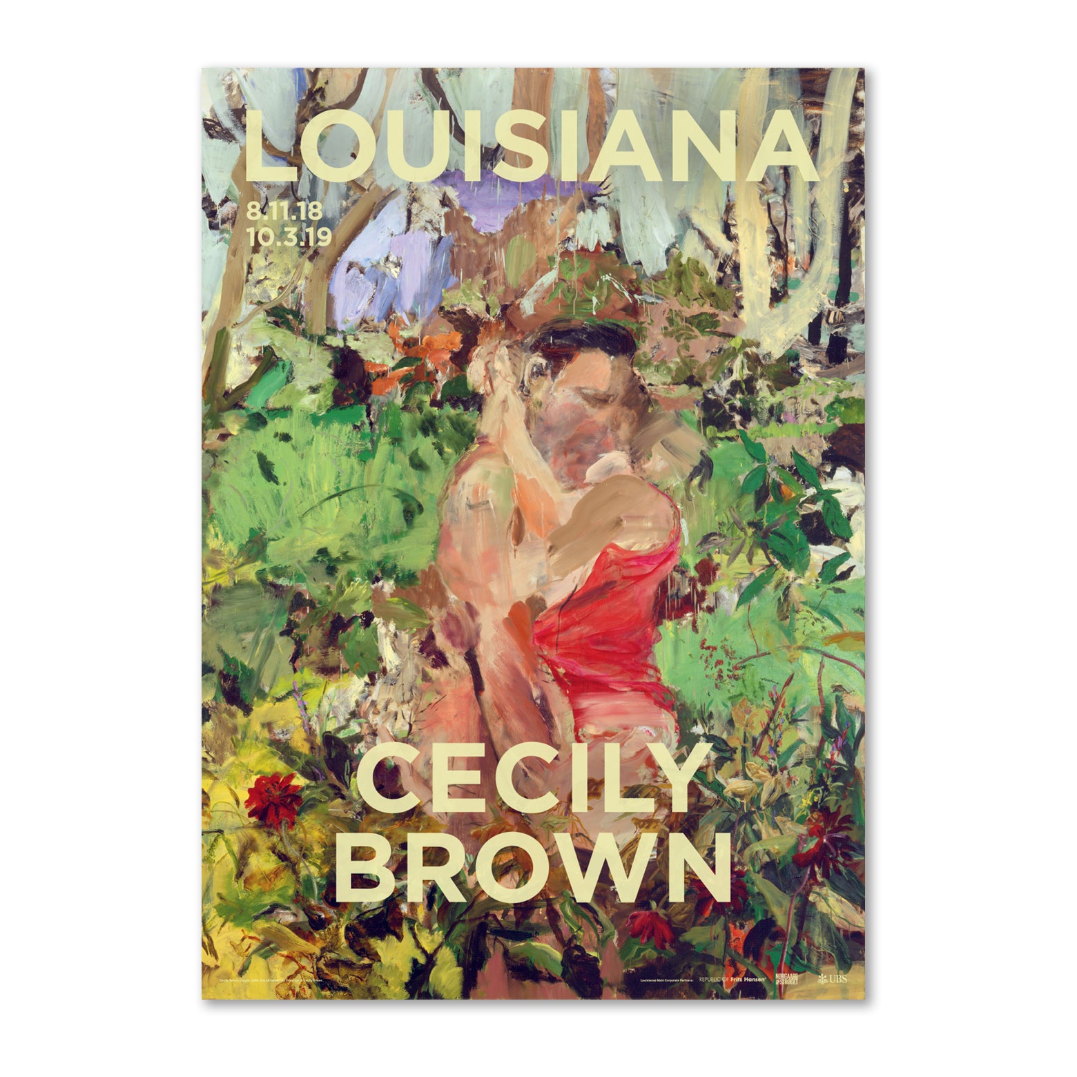Tilbagetrækning Lao taxa Louisiana plakat - Cecily Brown - Couple – Louisiana Design Butik