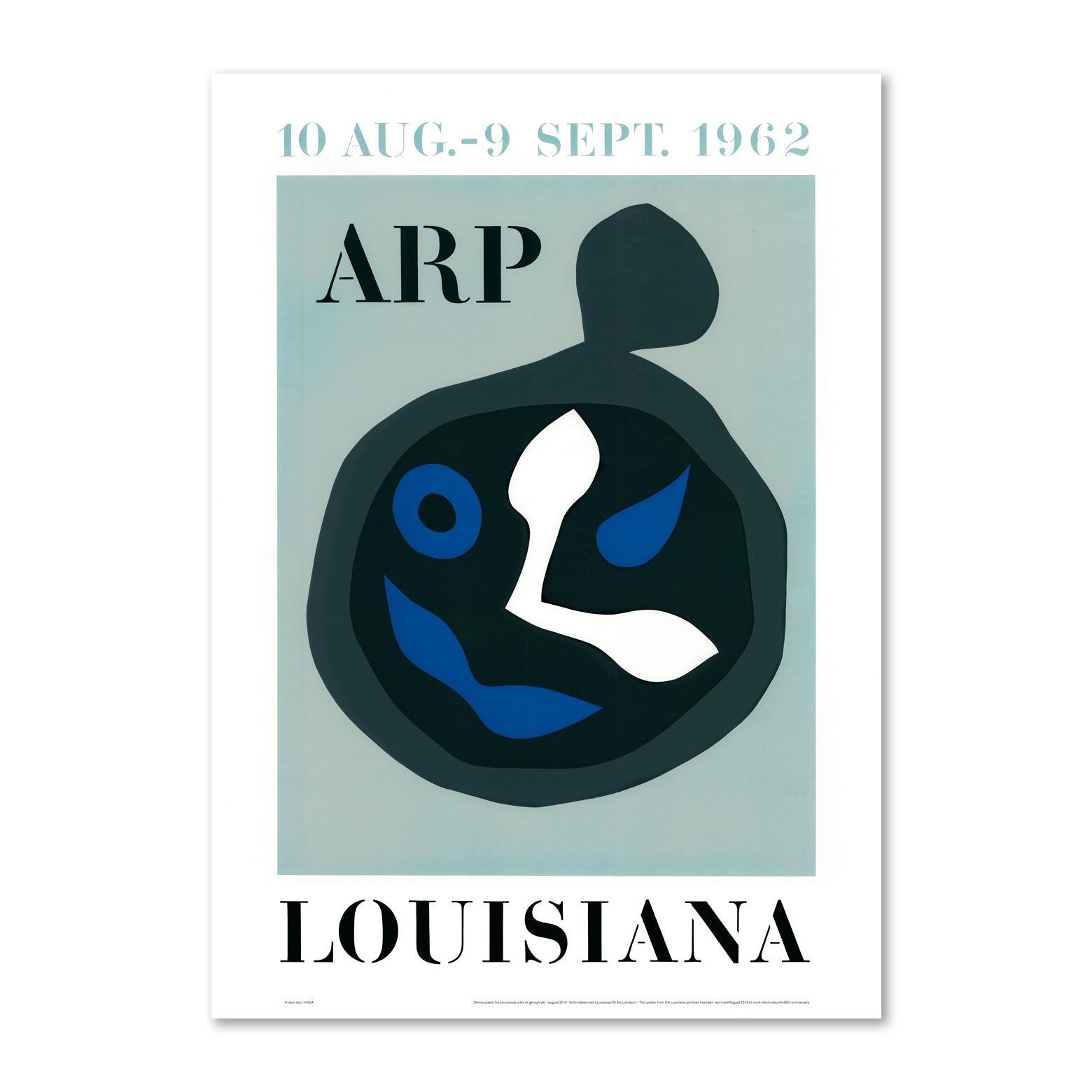 Jubilæumsplakat Jean Arp, 1962 - – Louisiana Butik