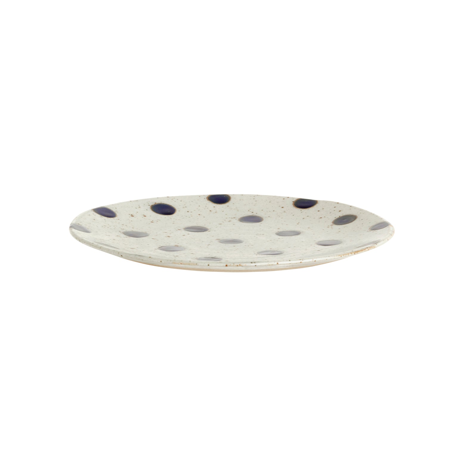 The grainy cake plate - polka dots