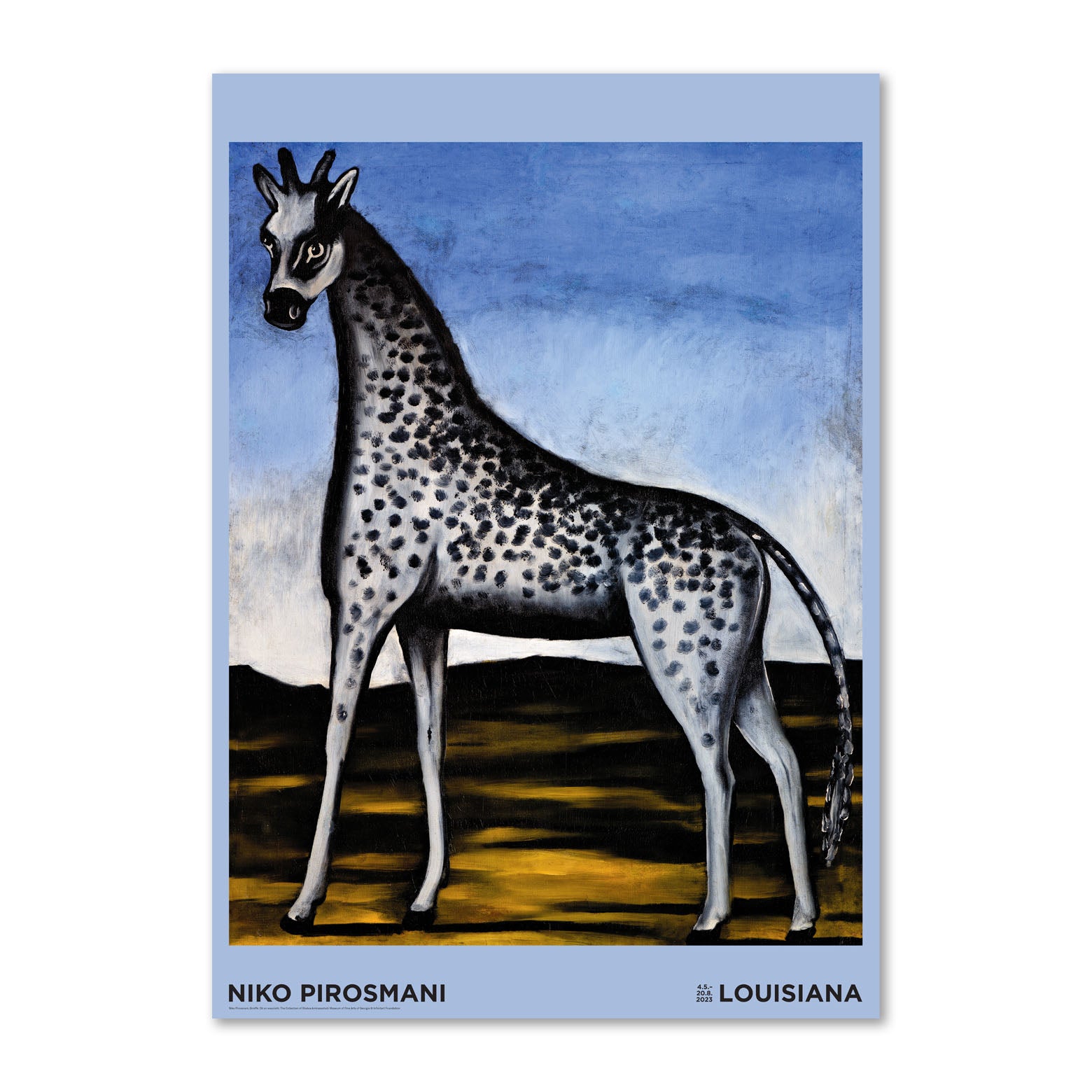 Louisiana Plakat Niko Pirosmani Giraffe Louisiana Design Butik 3141