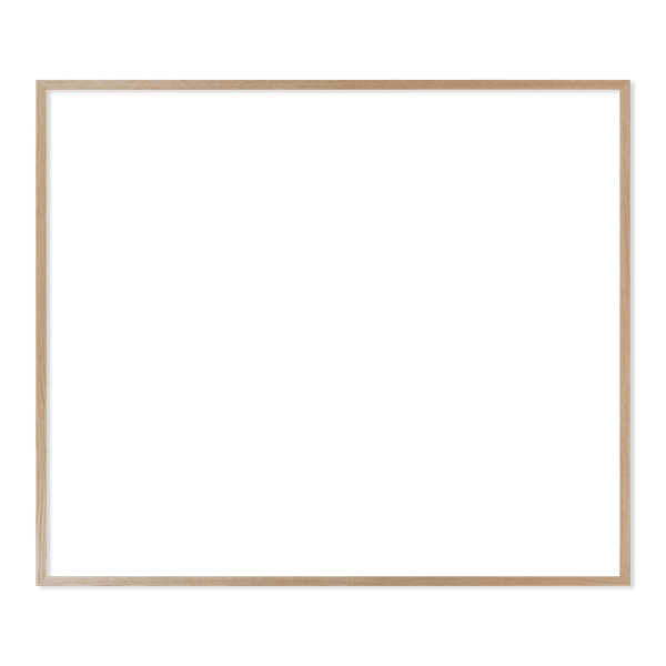 Ramme 100 x 85 cm – egetræ natur