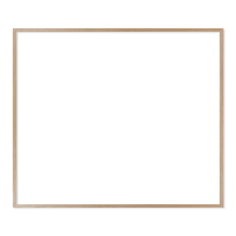 Ramme 100 x 85 cm – egetræ natur