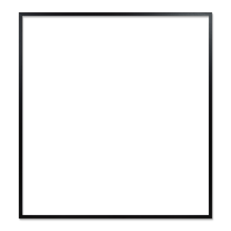 Frame 100 x 107 cm - black oak