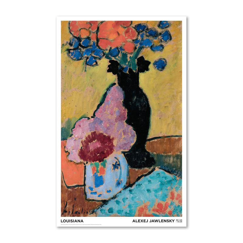 Alexej Jawlensky Stillleben mit schwarzer Vase Louisiana Plakat