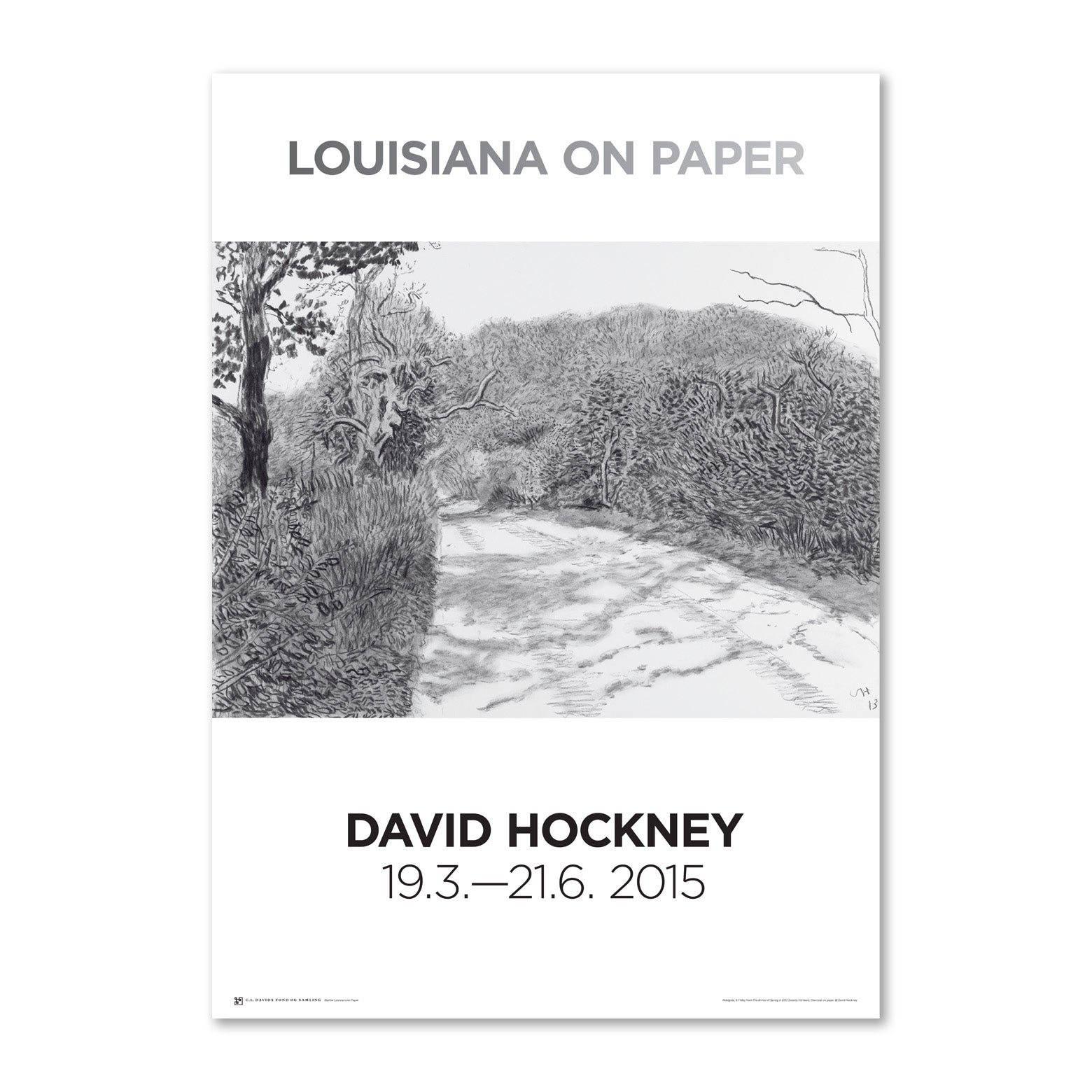 David Hockney On Paper Louisiana Plakat