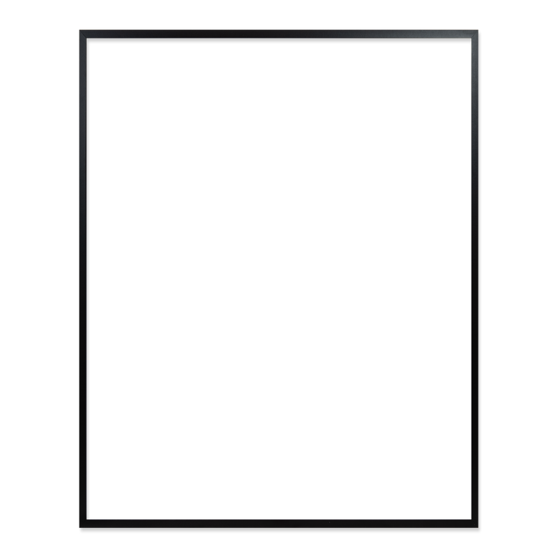 Ramme 117 x 146 cm – sort egetræ