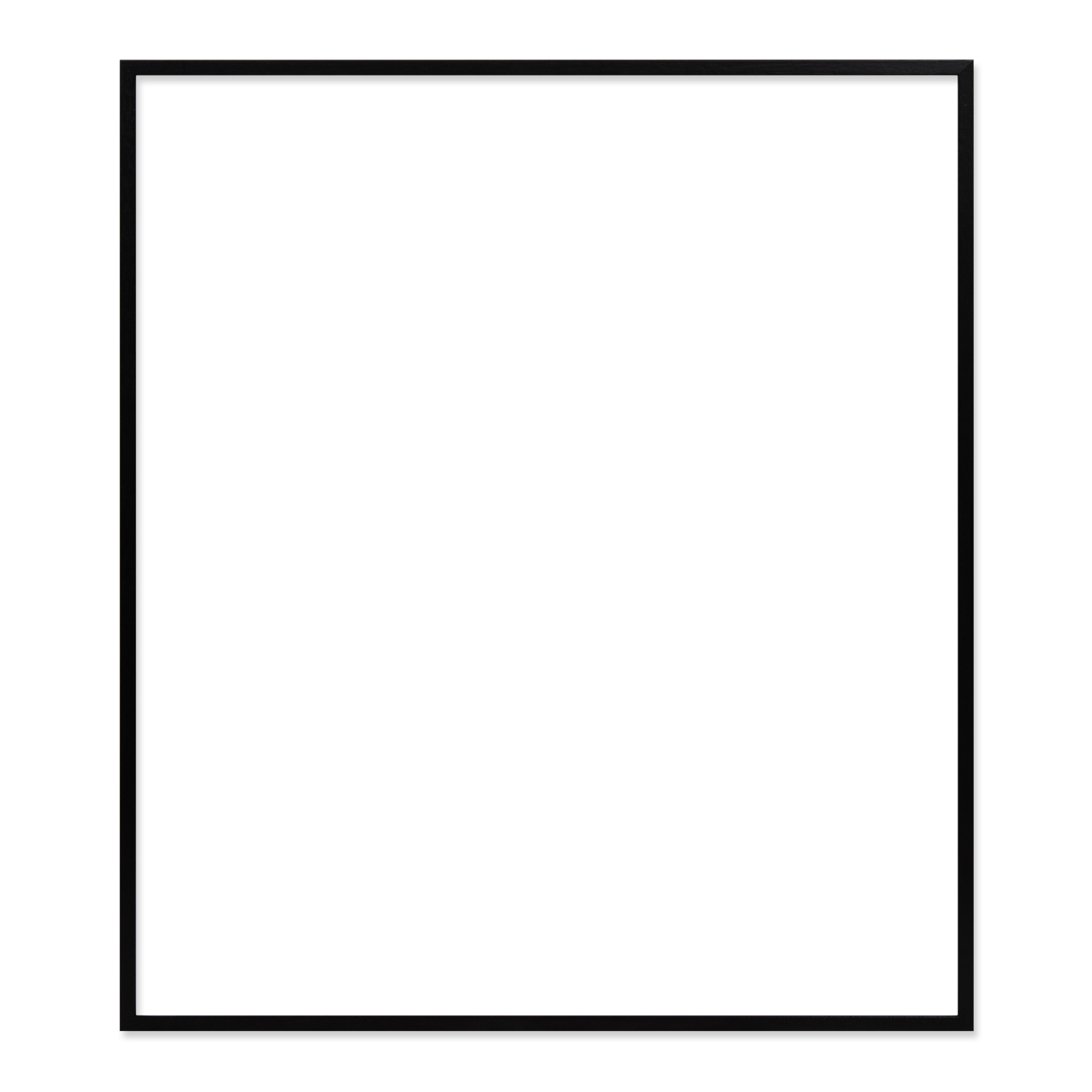 Frame 42 x 48 cm - black oak