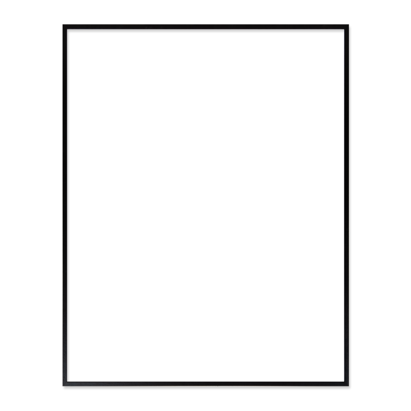 Ramme 57.5 x 72.8 cm – sort egetræ