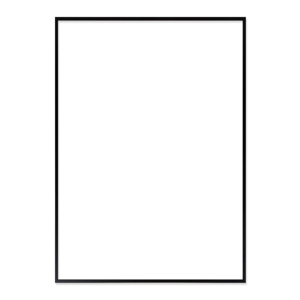 Ramme 59.4 x 83.2 cm – sort egetræ