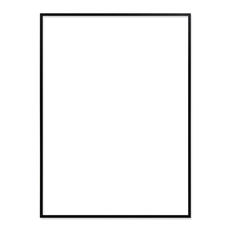 Frame 62 x 85 cm - black oak