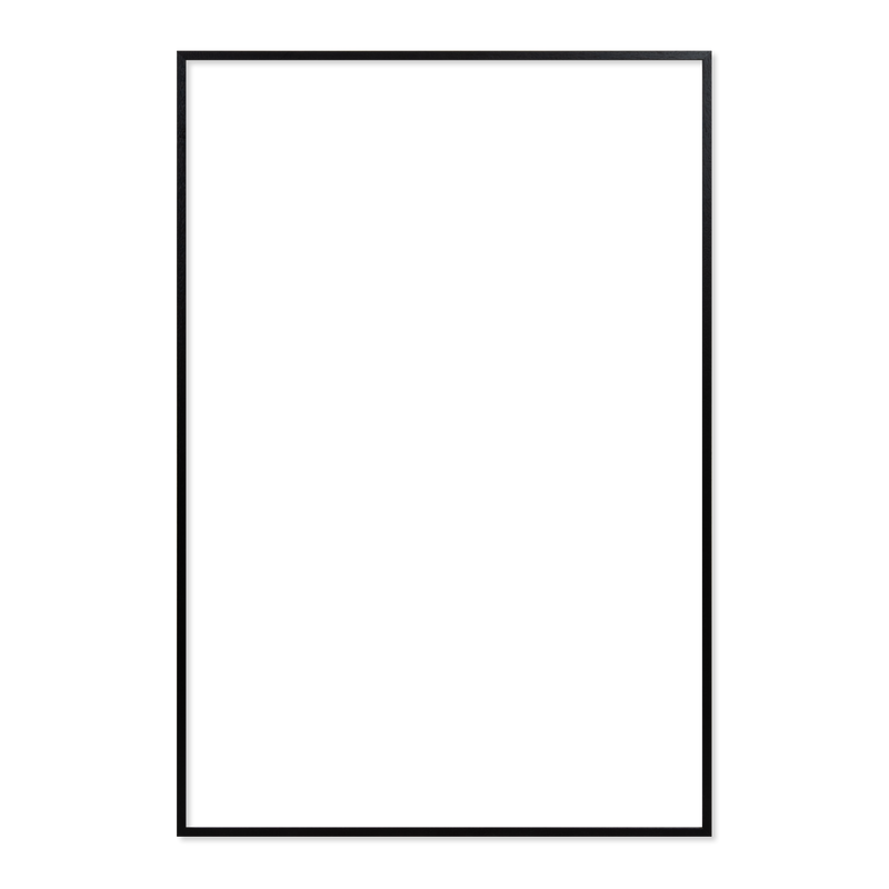 Ramme 62 x 92 cm – sort egetræ