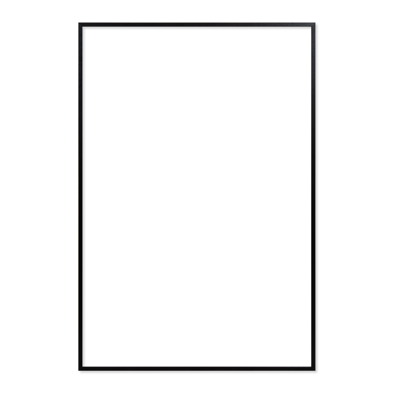 Frame 62 x 92 cm - black oak